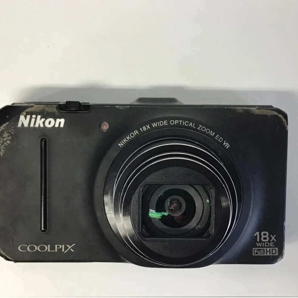 Nikon COOLPIX Silver and Black Digital Camera